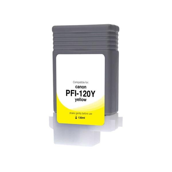 Wf Non-OEM New Yellow Wide Format Ink Cartridge for Canon PFI-120 WCPFI120Y - main